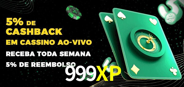 Promoções do cassino ao Vivo 999XP